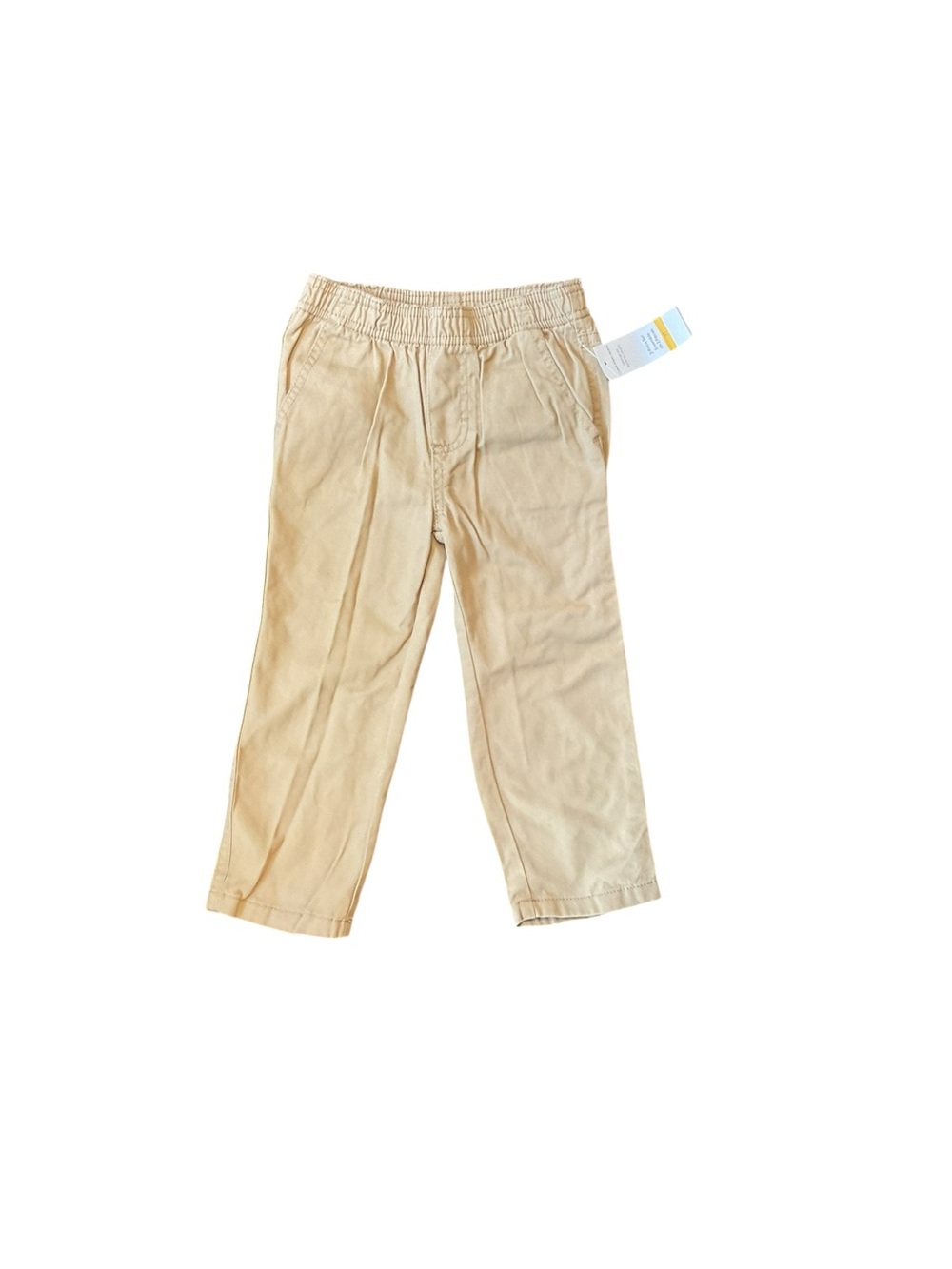 Calvin Klein Kids Tan Elastic-Waist Casual Pants
